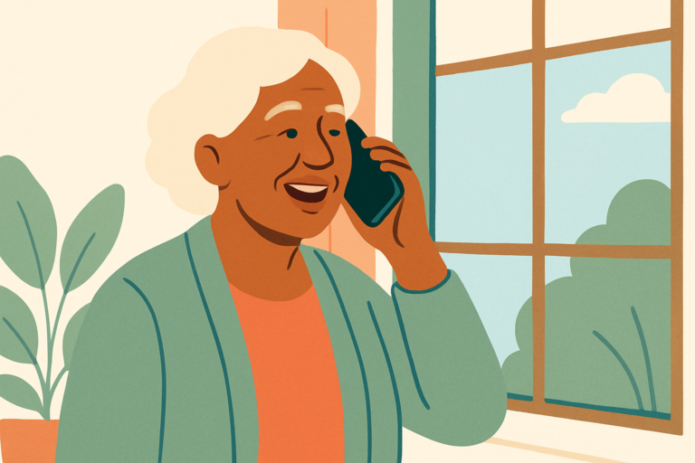 Illustration for Consumer Cellular review for seniors