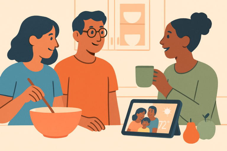 Illustration for Google Nest Hub review for seniors